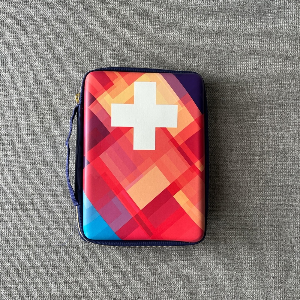 Multi-Color First Aid Tablet/Electronics Organizer Case